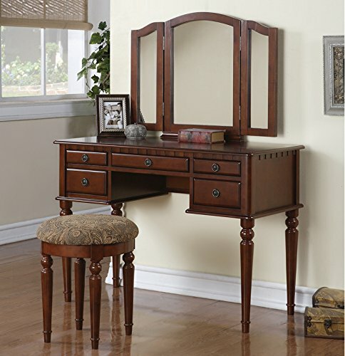 Cherry vanity set tri - cherry, pc